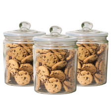 Pack of 3 1.9L Airtight Glass