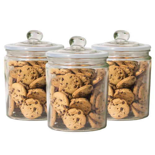 Pack 9l airtight glass - 3, 1.9l