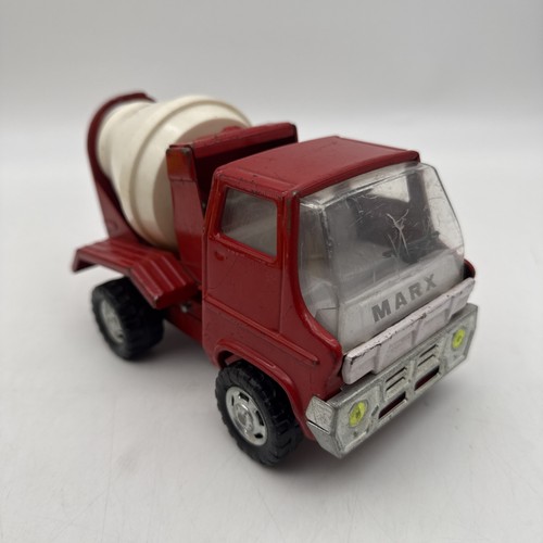 1968 marx cement mixer truck - cement,
