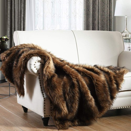 Luxury plush faux fur throw - luxury,