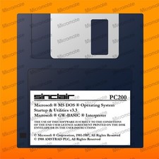 Amstrad/Sinclair PC200 MS-DOS
