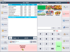 EPOS till  Software for small shop Simple Point Of Sale Solution