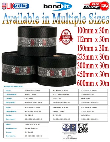 Dpc roll damp proof course - dpc,