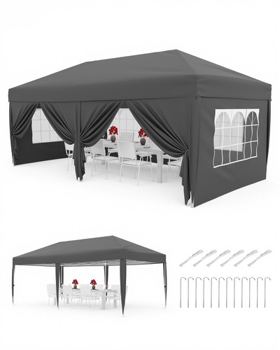 Pop gazebo 3x6m heavy duty - pop, up