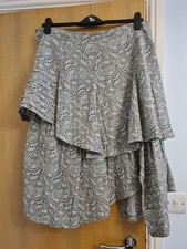 MYRINE & ME GREY PATTERNED SKIRT SIZE XXL (EXC)