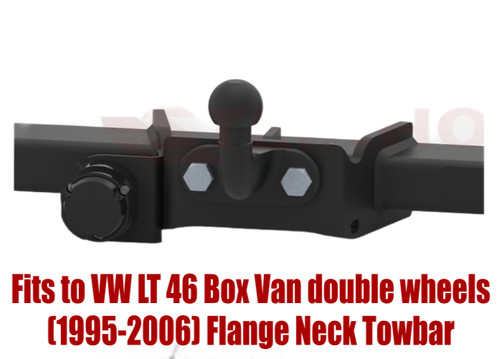 Flange neck tow bar for - neck,