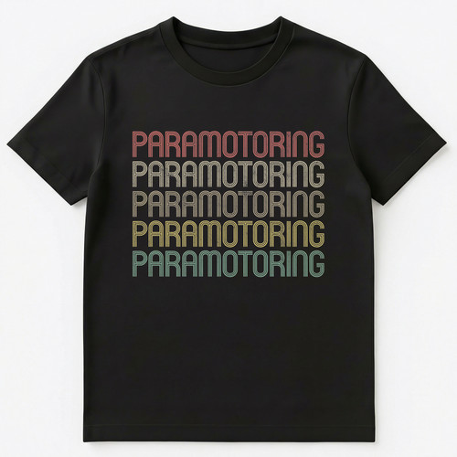 Retro style paramotoring - style,