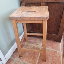 Vintage Lab Stool Old School