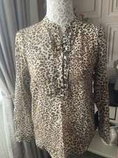 Zara Beige Brown Animal Print