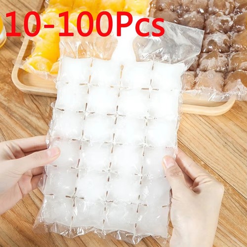 100 ice cube freezer bags - ice,