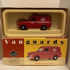 VANGUARDS 1:43 FORD ANGLIA VAN - LONDON TRANSPORT Livery - VA4007 - Boxed.