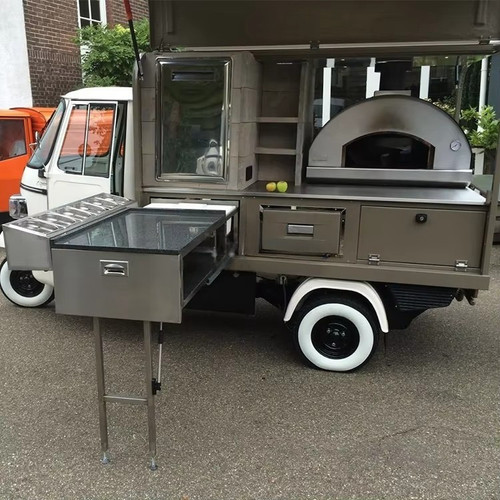Piaggio retro tricycle food