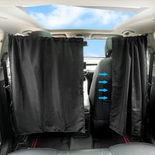 2x Vehicle Divider Curtain Sun Shade Privacy Protector Car Interior Accessories