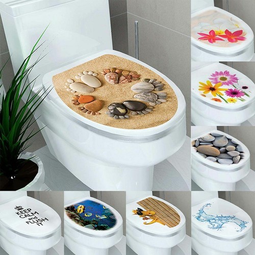 Toilet seat sticker cover - sticker, wc