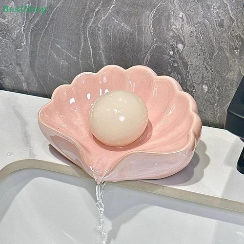 Ceramic sea shell soap - sea, box
