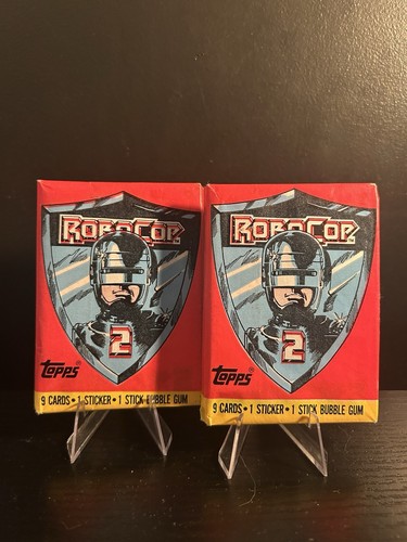 1990 topps robocop sealed - robocop, 2