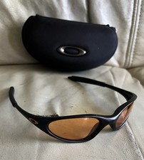 Vintage Oakley Minute 1.0 Matte Black Sunglasses  Made in USA