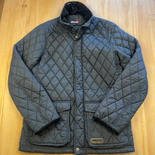 Musto quilted jacket black - quilted,