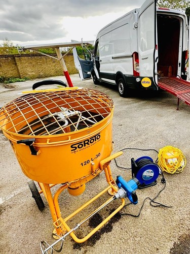 Hire forced action mixer - a,