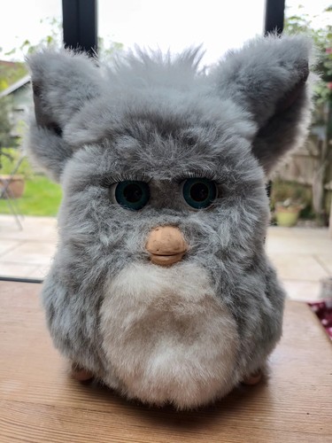 2005 furby gray pink - 2005, blue
