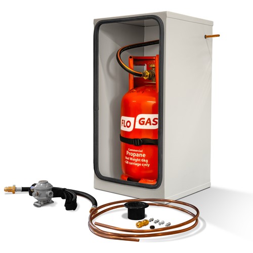 Grey gas locker - locker, kit