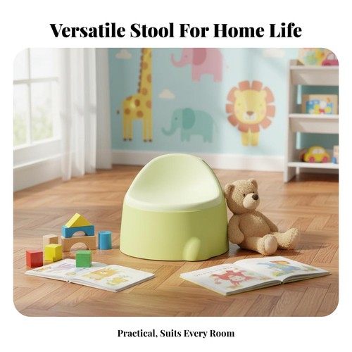 Low plastic chair with - low,