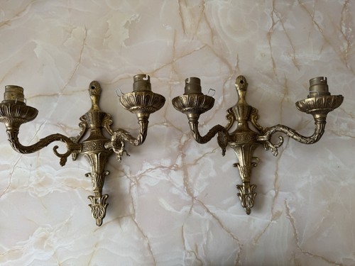 Vintage italian brass wall - italian,