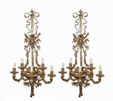 Beautiful, Antique Bronze Louis French Wall Lights