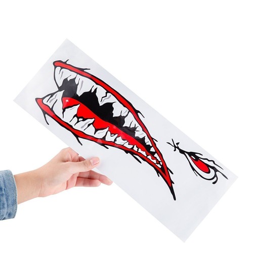 Shark mouth teeth - , kayak
