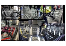 Van Seat covers Mercedes Sprinter Crafter Leatherette Bentley Various Colours