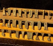 brass stamp letter finishing tool gilding bookbinder embossing _1 at your choice