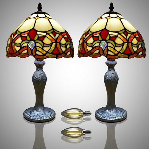 Pair tiffany style - of,
