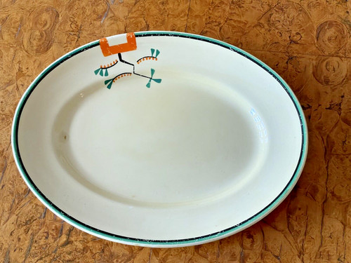 Clarice cliff ravel platter - clarice, "ravel"