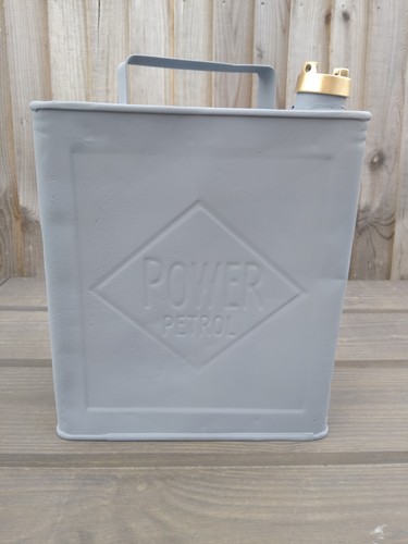 Vintage power petrol gallon - petrol,