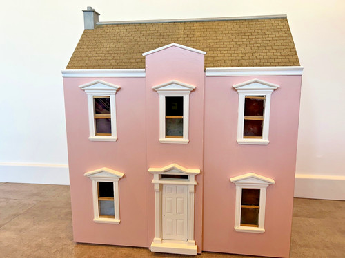 Large hinged wooden - wooden, dollhouse