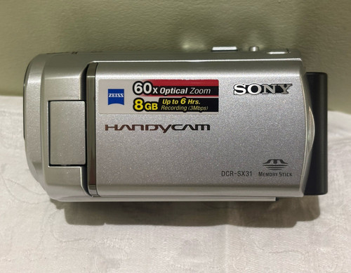 Sony handycam dcr sx31 silver - dcr-sx31,