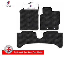 Fits Toyota Yaris Hybrid 2012-2019 Tailored 3mm HD Rubber Car Floor Mats Black