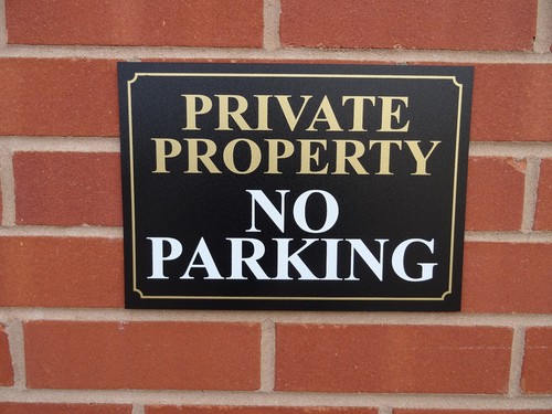 Private property parking - private,