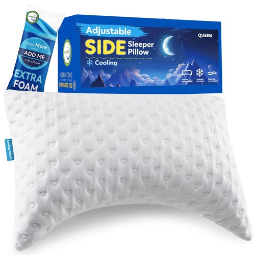 Side sleeper pillows for neck - side,