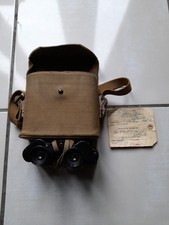 WW2 British Binoculars And Webbing Case 1941