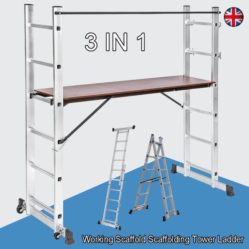 Aluminium working scaffold - working,