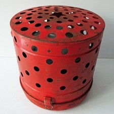 Vintage Red Catalytic Heater ~ Fishing, Hunting, Camping 8"