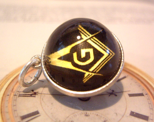 Masonic pocket watch chain - masonic,