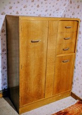 G Plan Brandon Tallboy Compact Wardrobe Mid Century MCM 1950s Retro Vintage