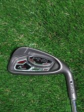 Ping K15 7 iron with Ping AWT regular flex steel shaft - black dot lie