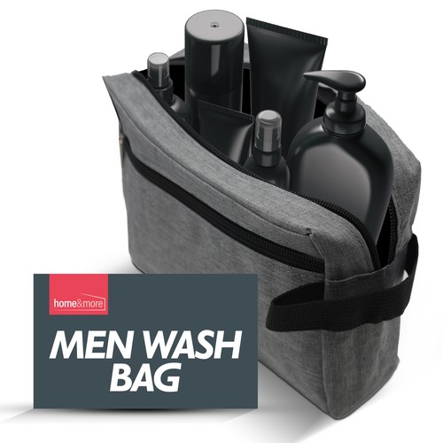 Mens wash bag travel toiletry - mens,