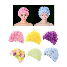 Flower Swim Cap Swimming Hat