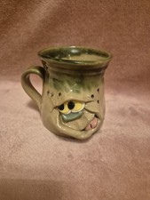 'The Ugly Pottery' Green Face