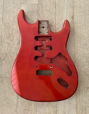 Metallic red strat body. Made in Korea 90’s. Plywood
