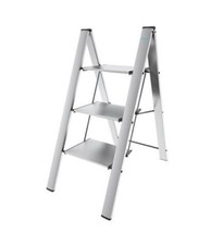 Colombo Scala 3 Gradini Leonardo Ultrapiatta Alluminio Anodizzato 